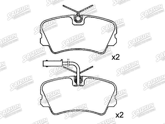 Plaquettes de frein Brake Pad Set:0060 765 019