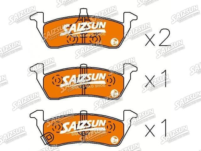 Plaquettes de frein Brake Pad Set:23857536
