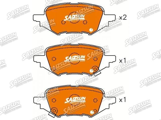 Plaquettes de frein Brake Pad Set:26225454