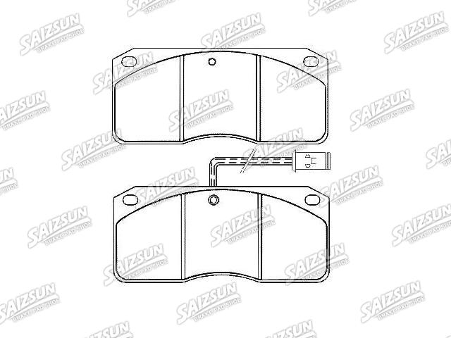 Plaquettes de frein Brake Pad Set:190 6297