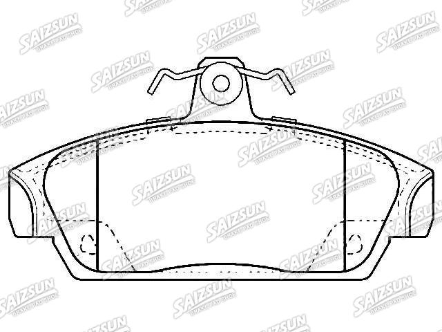 Plaquettes de frein Brake Pad Set:GBP90318