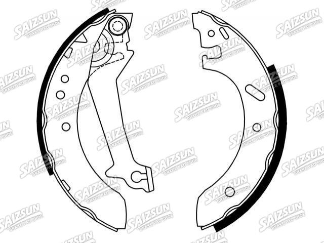 Kit mâchoire de frein Brake Shoe Set:1 005 968