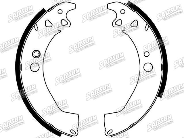 Kit mâchoire de frein Brake Shoe Set:4238.38