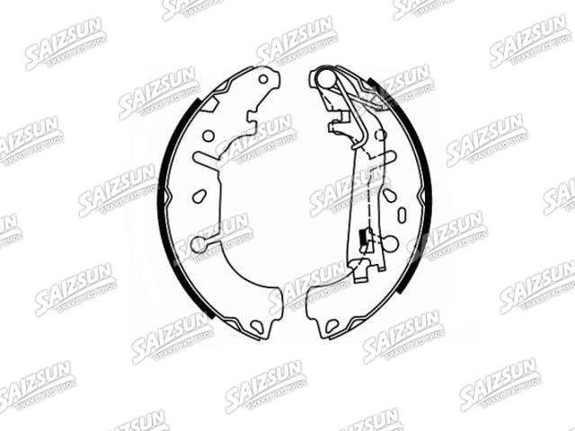 Kit mâchoire de frein Brake Shoe Set:77363858