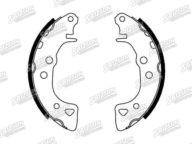 Kit mâchoire de frein Brake Shoe Set:4241.1X