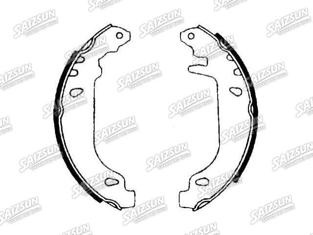 Kit mâchoire de frein Brake Shoe Set:4241.3L