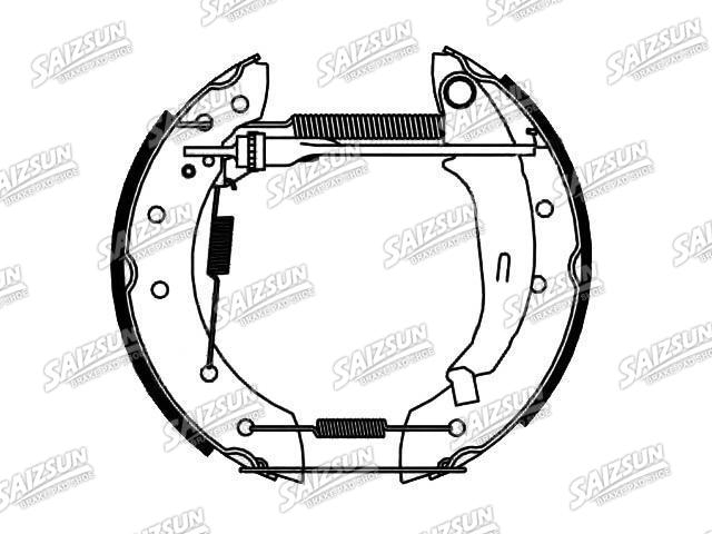 Kit mâchoire de frein Brake Shoe Set:4241.9F
