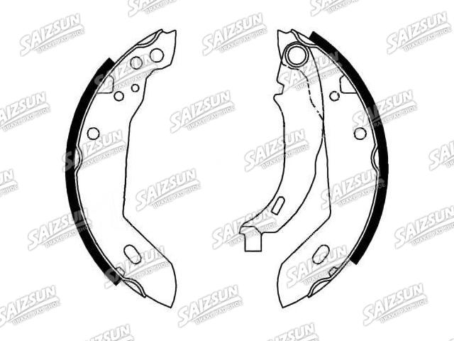 Kit mâchoire de frein Brake Shoe Set:4241.4K
