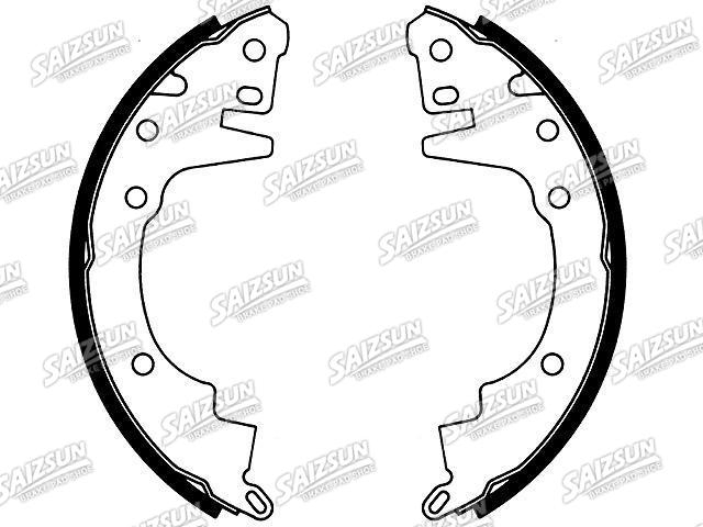 Kit mâchoire de frein Brake Shoe Set:MB151244