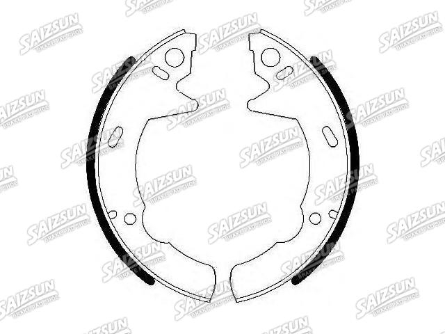 Kit mâchoire de frein Brake Shoe Set:E6DZ-2200-A