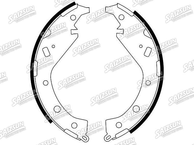 Kit mâchoire de frein Brake Shoe Set:04495-42050