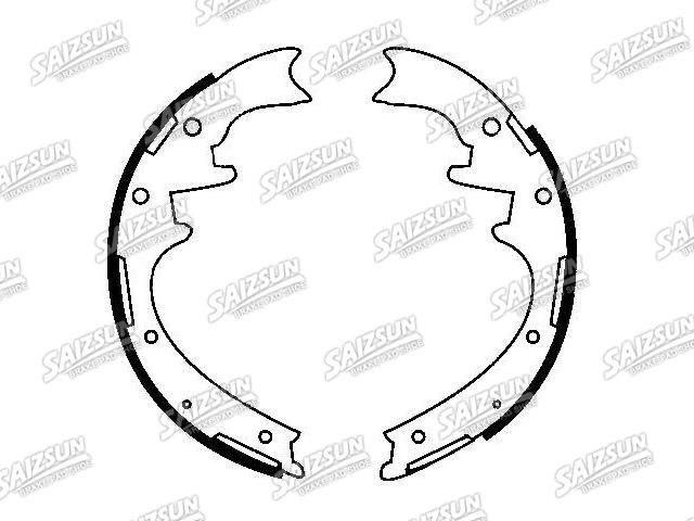 Kit mâchoire de frein Brake Shoe Set:ZZM5-26-310