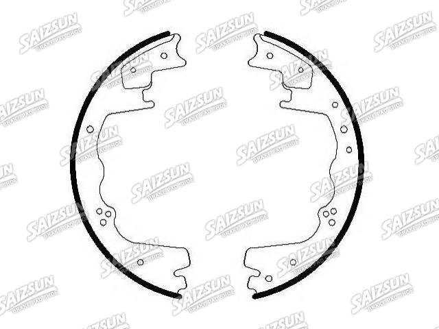 Kit mâchoire de frein Brake Shoe Set:F7TZ-2200-DA