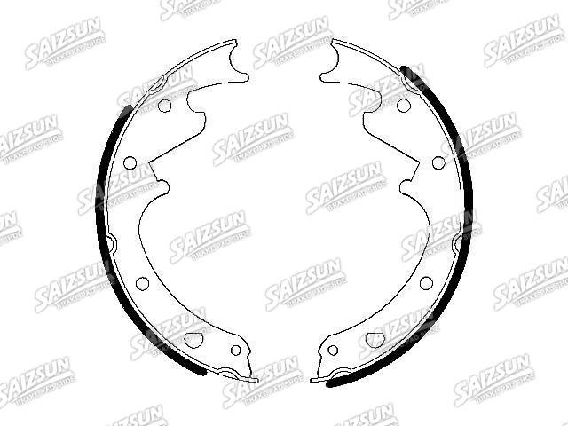 Kit mâchoire de frein Brake Shoe Set:J8133817