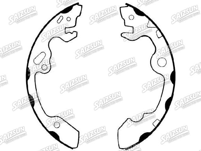 Kit mâchoire de frein Brake Shoe Set:YS4Z-2200-CA