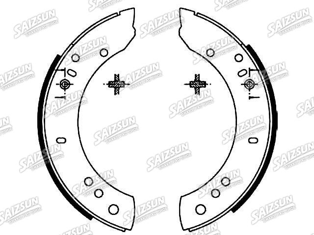 Kit mâchoire de frein Brake Shoe Set:RTC3418