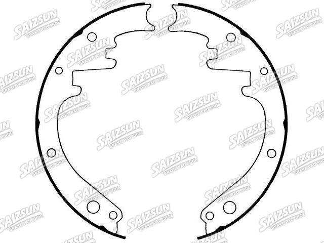 Kit mâchoire de frein Brake Shoe Set:1154123