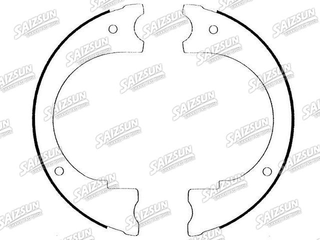 Kit mâchoire de frein Brake Shoe Set:15661993