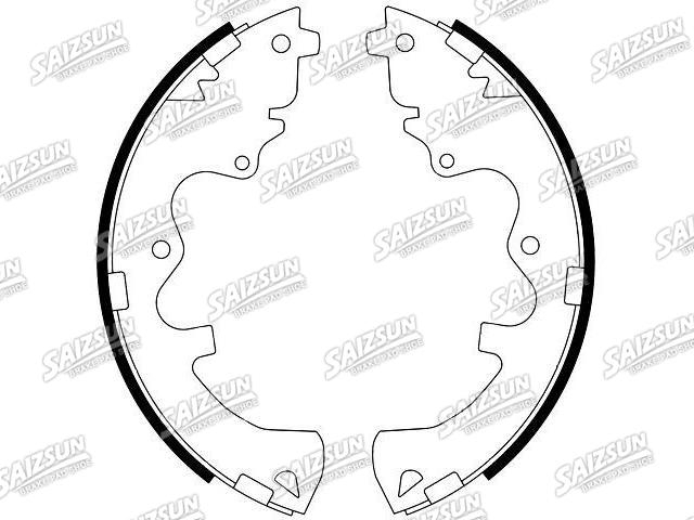 Kit mâchoire de frein Brake Shoe Set:ZZC1-49-240A