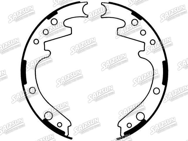 Kit mâchoire de frein Brake Shoe Set:4176763