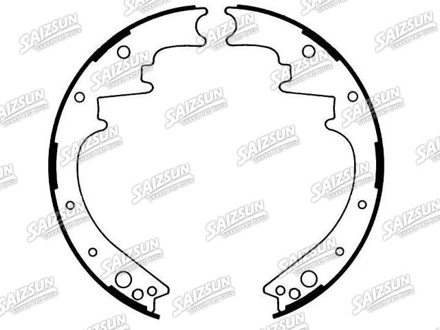Kit mâchoire de frein Brake Shoe Set:3879231