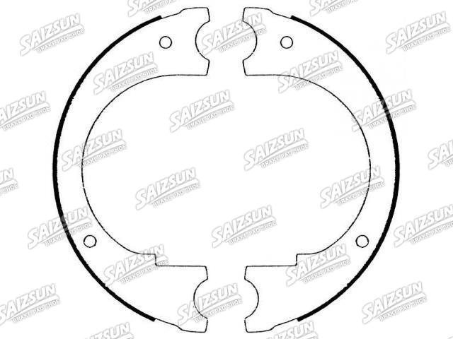 Kit mâchoire de frein Brake Shoe Set:D3HZ2648B
