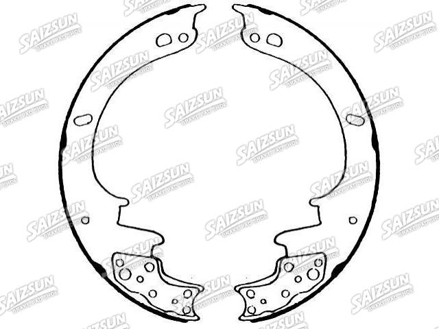Kit mâchoire de frein Brake Shoe Set:475-2162