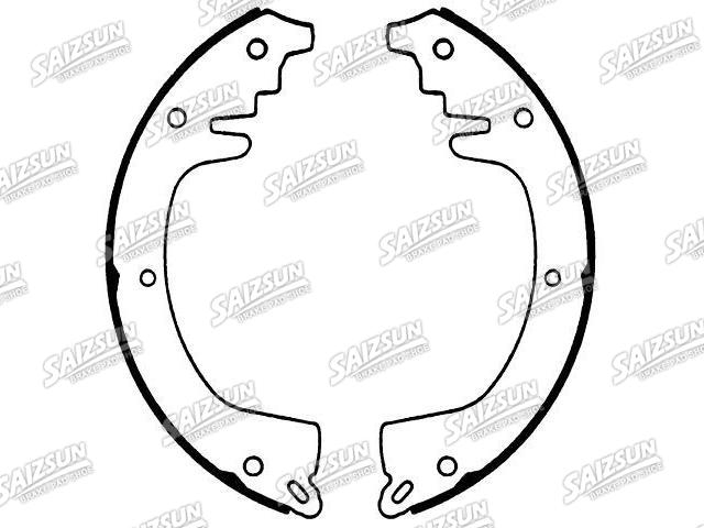 Kit mâchoire de frein Brake Shoe Set:40-2011