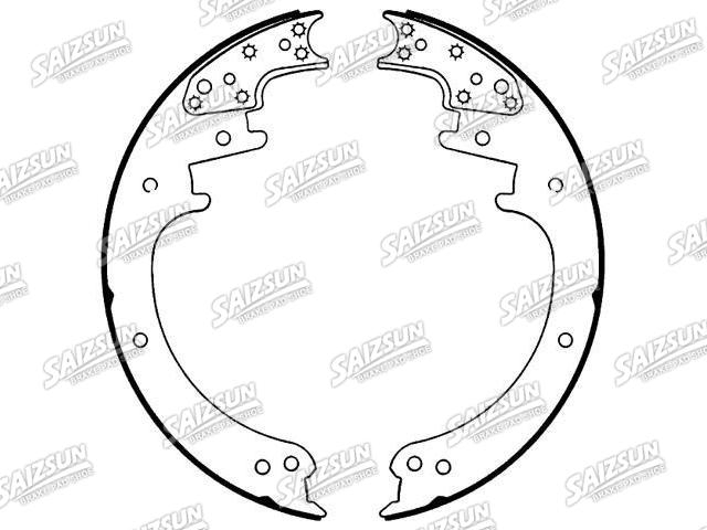 Kit mâchoire de frein Brake Shoe Set:2043-36