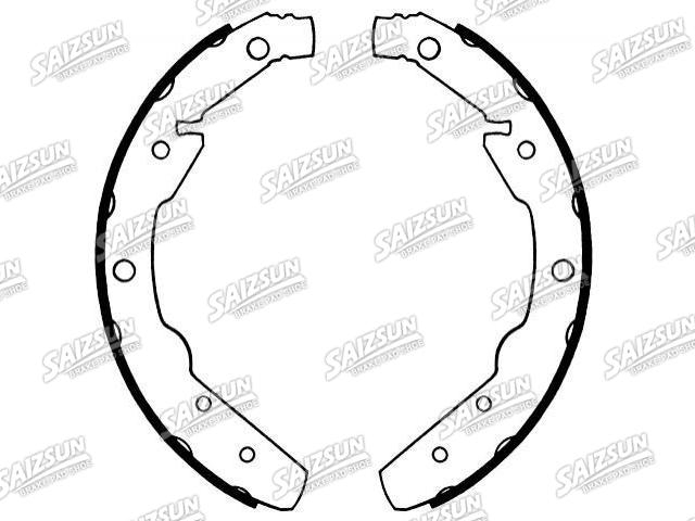 Kit mâchoire de frein Brake Shoe Set:8080-374