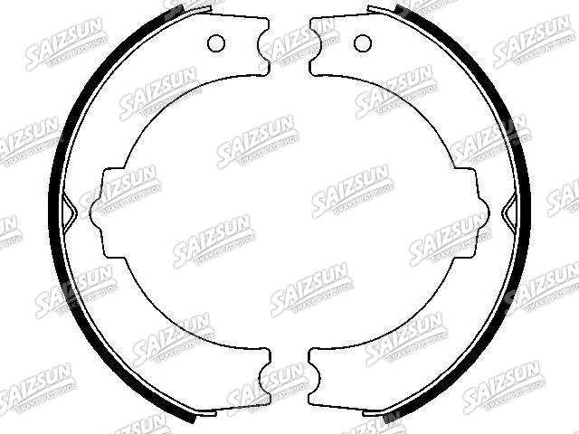 Kit mâchoire de frein Brake Shoe Set:A23722G501
