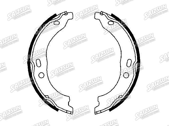 Kit mâchoire de frein Brake Shoe Set:77364023