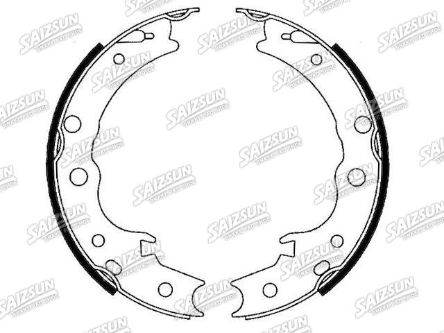 Kit mâchoire de frein Brake Shoe Set:SU003-00637