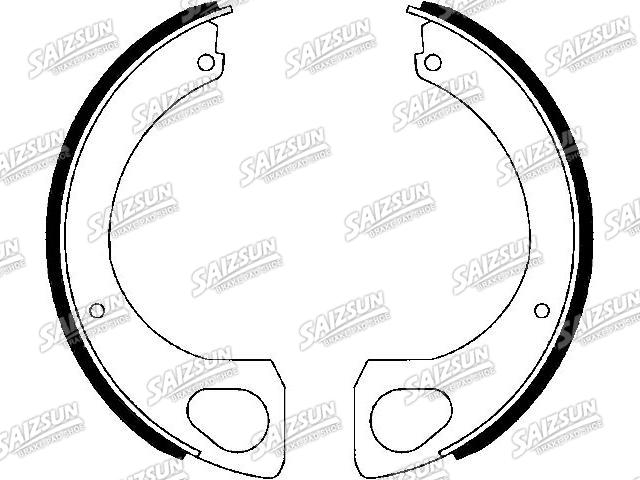 Kit mâchoire de frein Brake Shoe Set:97718279