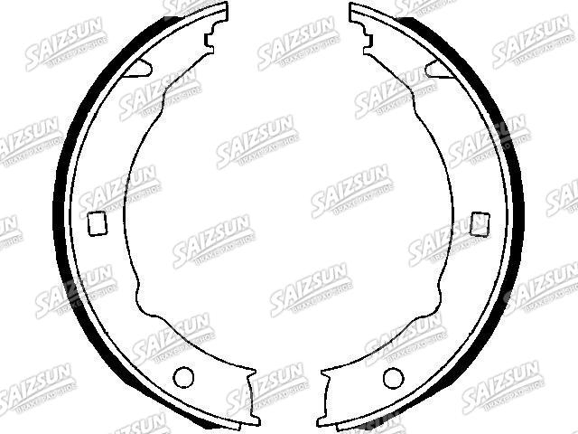 Kit mâchoire de frein Brake Shoe Set:A132J6046F