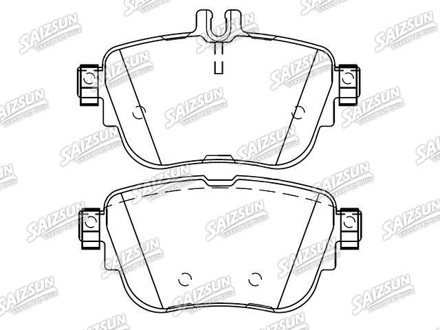 Plaquettes de frein Brake Pad Set:000 420 61 00