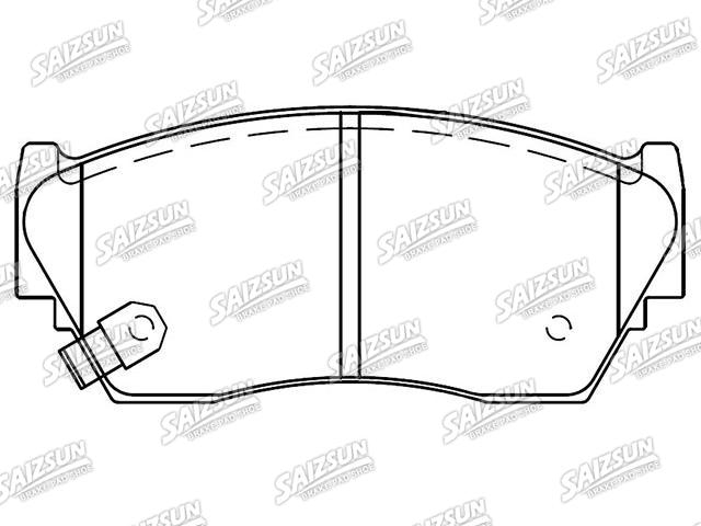 Plaquettes de frein Brake Pad Set:DA06M-S1827