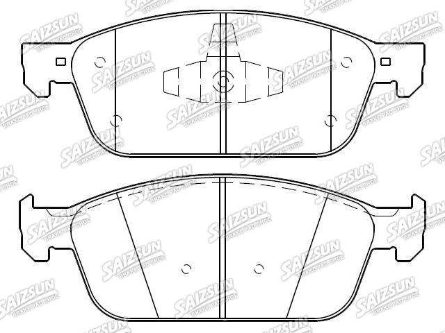 Plaquettes de frein Brake Pad Set:CV6Z-2001-N