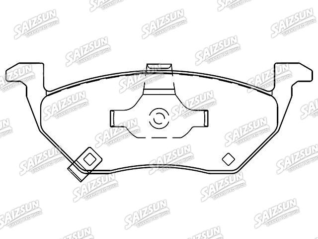 Plaquettes de frein Brake Pad Set:10196002