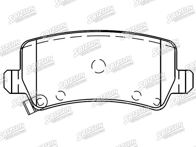 Plaquettes de frein Brake Pad Set:58302-3VA50