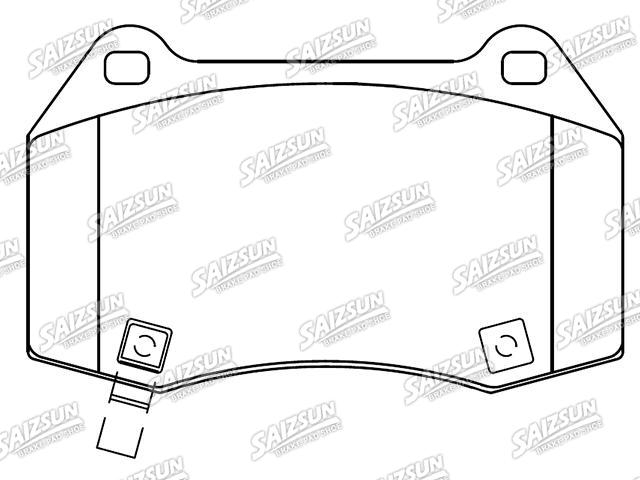 Plaquettes de frein Brake Pad Set:45022-S6M- J52