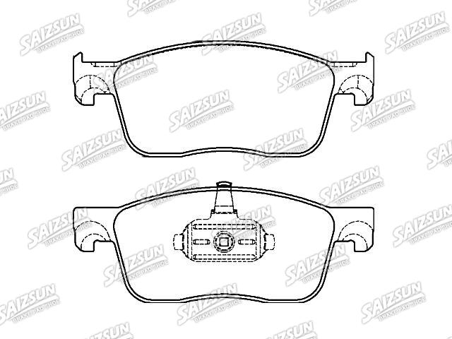 Plaquettes de frein Brake Pad Set:1613260780