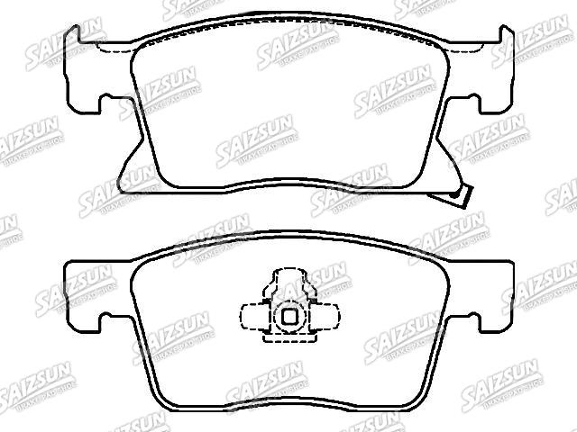 Plaquettes de frein Brake Pad Set:13478301