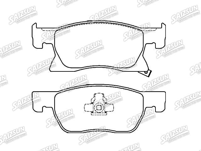 Plaquettes de frein Brake Pad Set:13478300