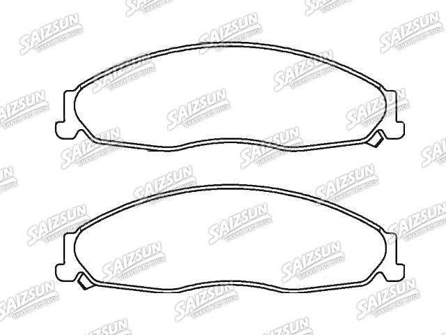 Plaquettes de frein Brake Pad Set:88967250