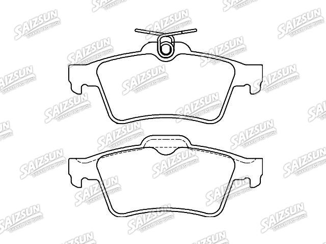 Plaquettes de frein Brake Pad Set:4254.A8