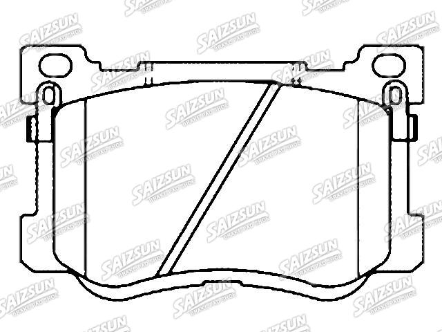 Plaquettes de frein Brake Pad Set:58101-B1A21