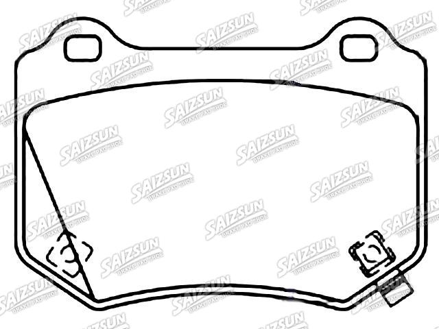 Plaquettes de frein Brake Pad Set:26696-VA000