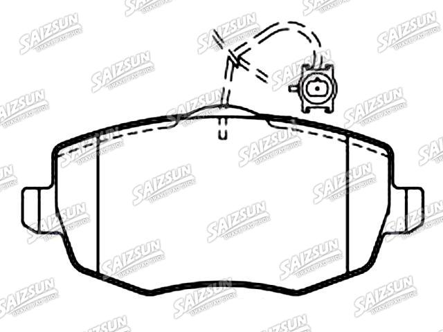 Plaquettes de frein Brake Pad Set:77365217