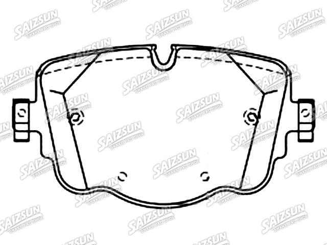 Plaquettes de frein Brake Pad Set:4M0 698 451 C